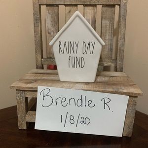Rae Dunn Rainy Day Fund Piggy Bank